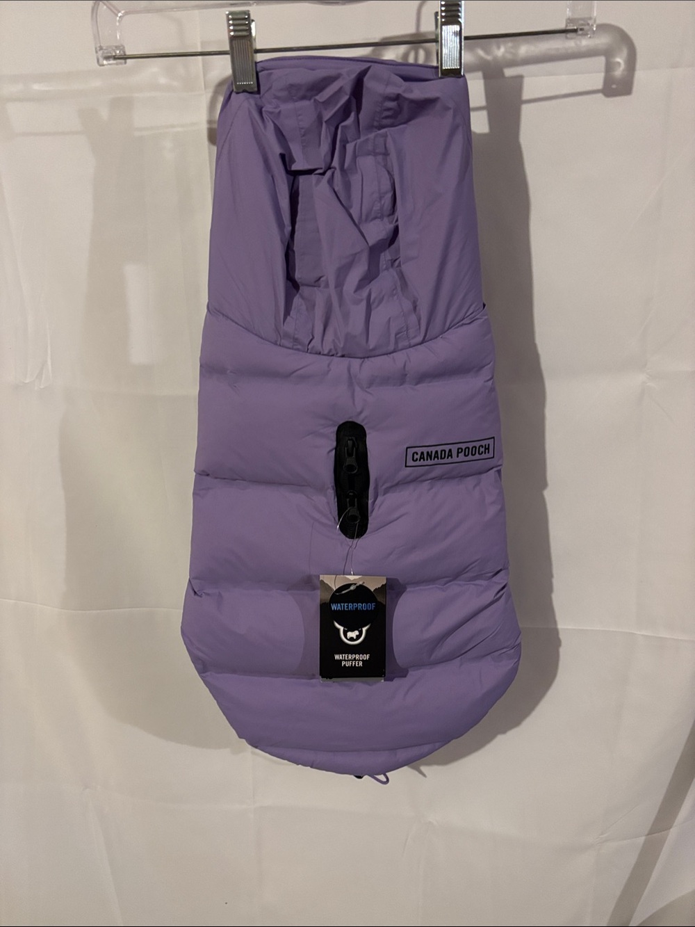 Canada Pooch Lavender Waterproof Puffer Dog Coat